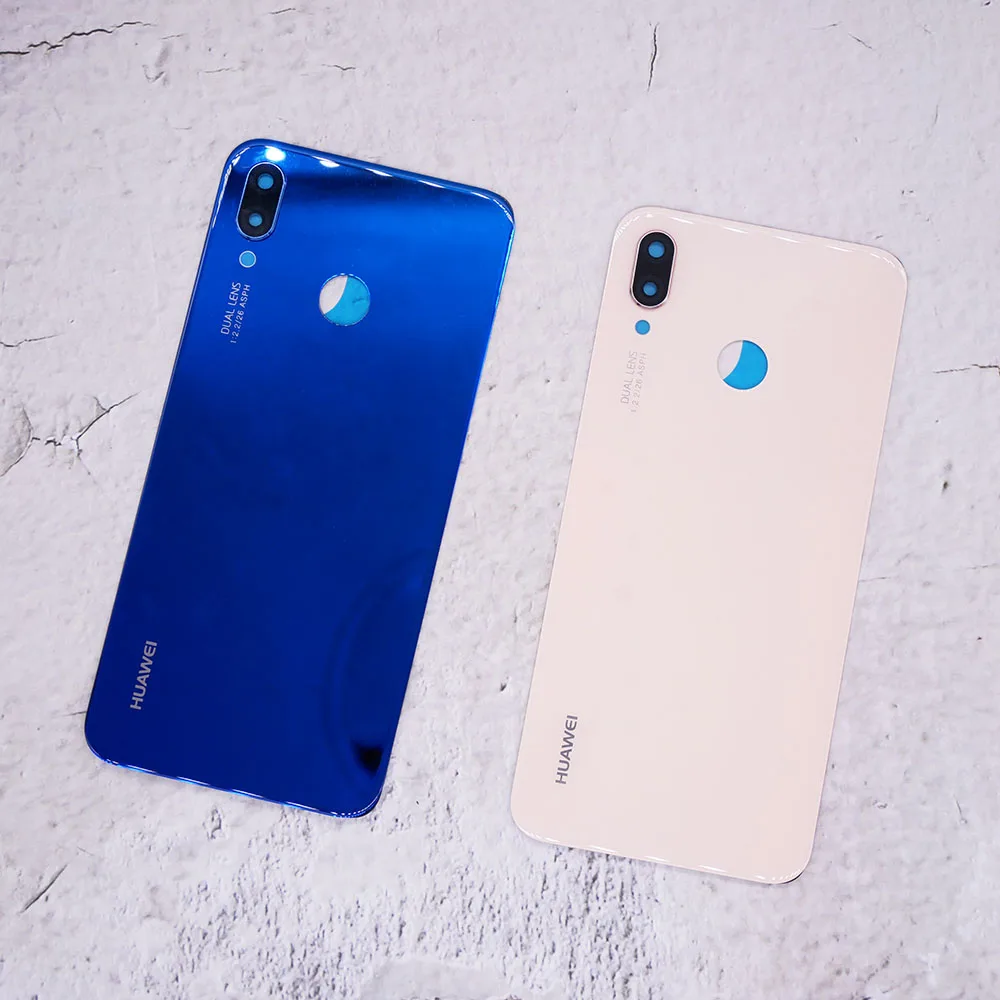 Защитная крышка для задней крышки аккумулятора Huawei P20 Lite с объективом камеры Nova 3e
