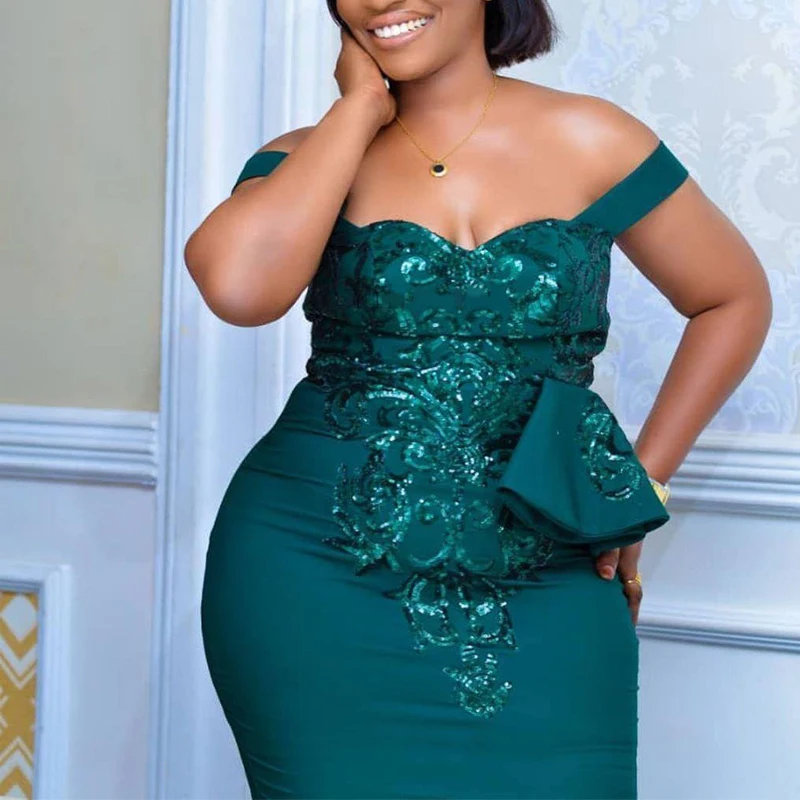 Женское вечернее платье-русалка длинное официальное платье со шлейфом и