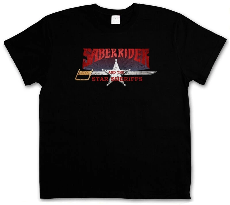 SABER RIDER & графический планшет STAR шерифа я Футболка Sei Jushi Бисмарк Saber Rider
