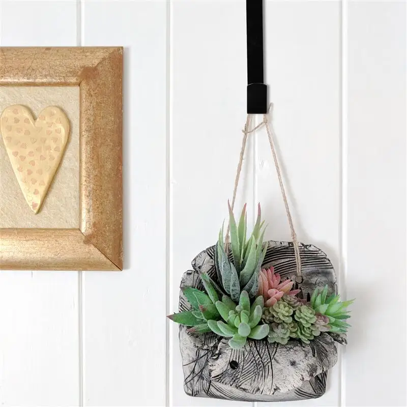 

1 Pair Plants Brackets Wall Planter Hook Flower Pot Hanger (with 2 Anchors)