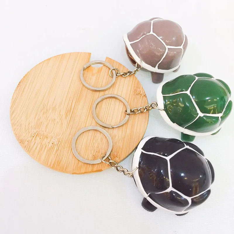 

2021 New Head Retracting Turtle Key Chain Creative Keys Ornaments Pressure Relief Decompression Toys