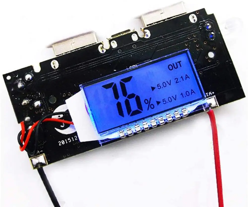 USB 5V 1A 2.1A 18 650      PCB   BMS    DIY