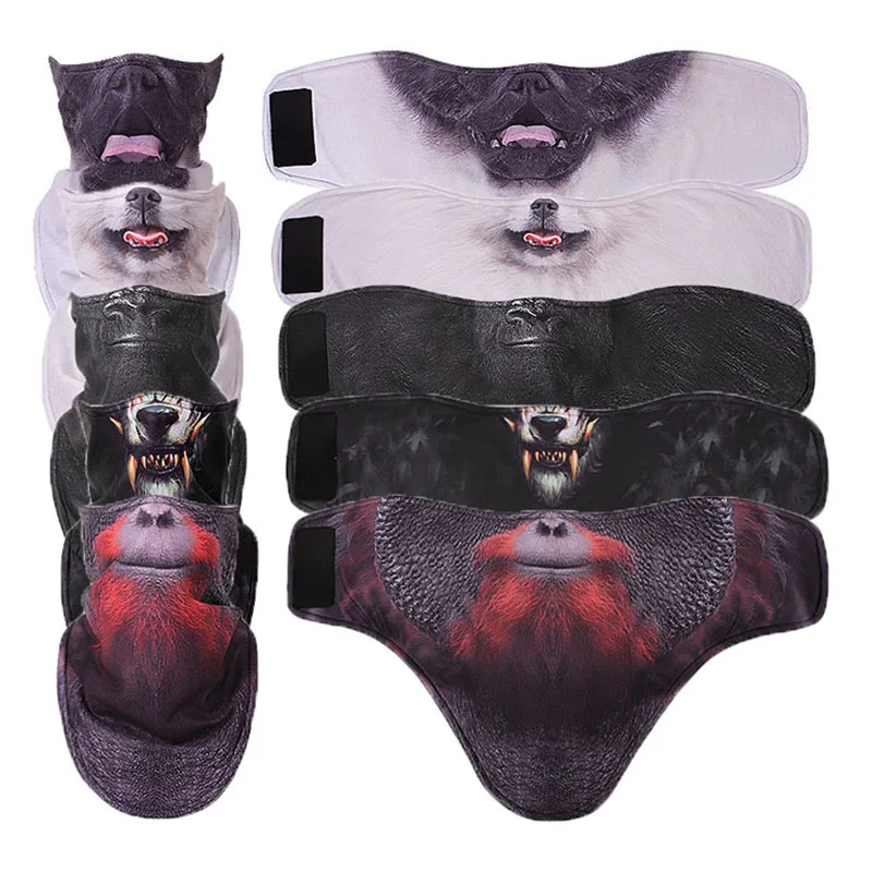 Рисунок 2 - Зимний флисовый лыжный шарф с 3D изображением животных