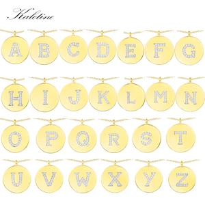 Ожерелье женское из серебра 925 пробы, с буквами