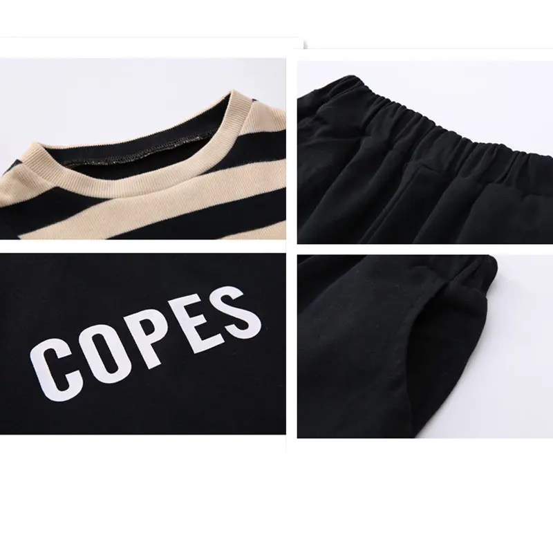 

Fashion Girls Clothes Set Teen Girls Tracksuit Spring 2020 Fall Long Sleeve Fake Two Piece Top+Pants 2pcs Children Sets 8 10 12Y