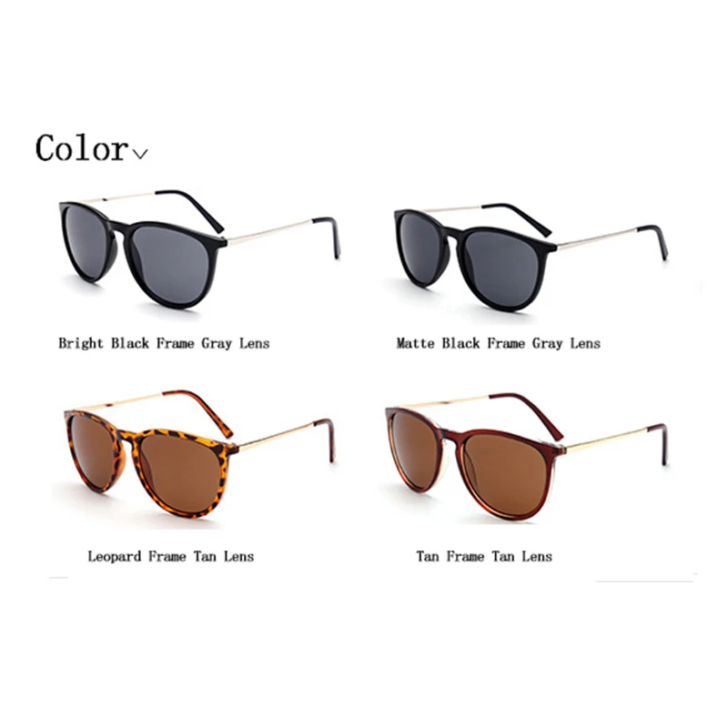 Мужские и женские солнцезащитные очки винтажные поляризационные кошачий глаз