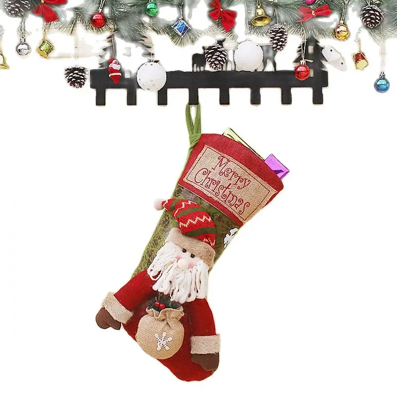 2019 Рождественский чулок Санта Клаус/Снеговик/носки с оленями Детский подарок