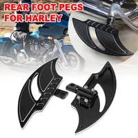 motorcycle black floorboards foot pegs footrest pedals for harley sportster 883 1200 xl touring electra glide road king dyna