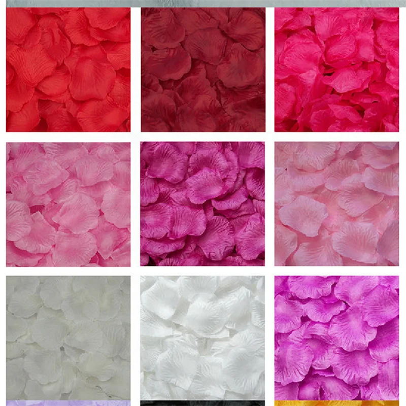 H.T 1000 шт. лепестки роз свадебные аксессуары Petalos De Rosa свадебное украшение