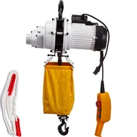 vevor 1 ton electric chain hoist portable single phase crane hoist 2200 lbs load capcity 10 ft 3 m lift with wired remote contr