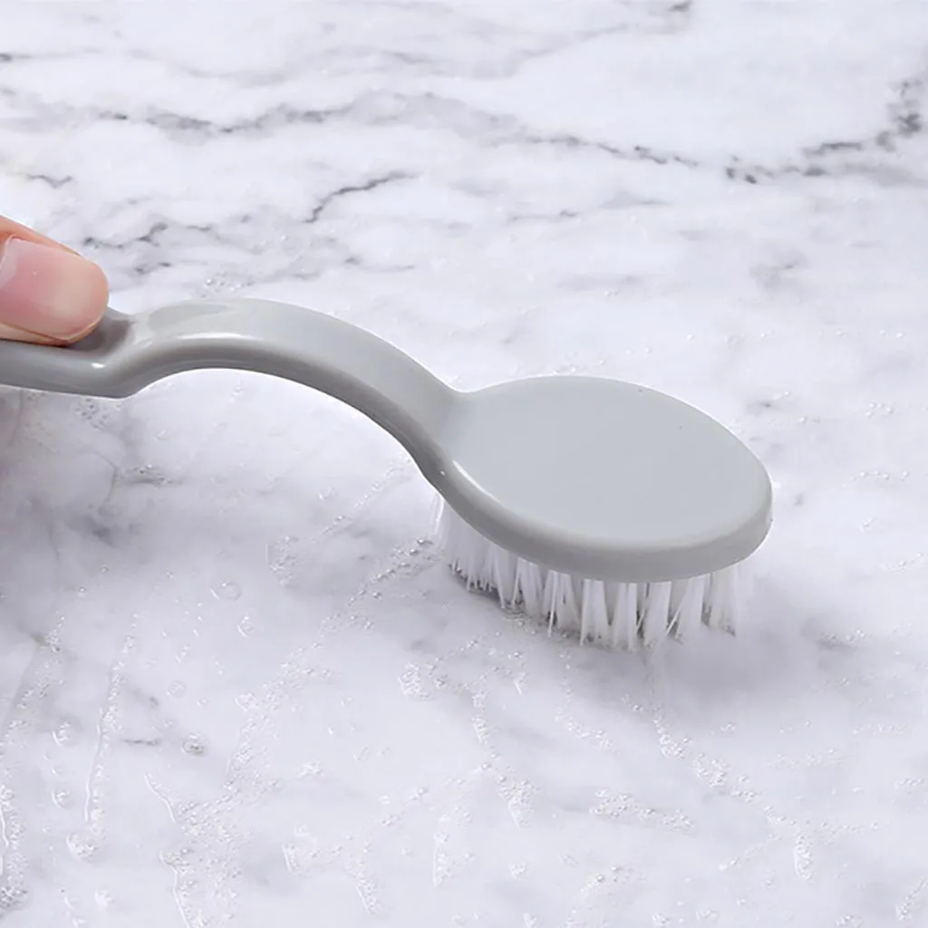 Модная многофункциональная щетка для обуви с двойной длинной ручкой 1 шт. щетки