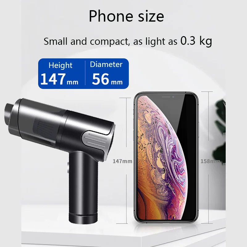 Портативный беспроводной автомобильный пылесос ручной мощный для автомобиля