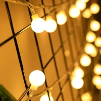 usb battery power led ball garland lights fairy string waterproof outdoor lamp christmas holiday wedding lights decoration