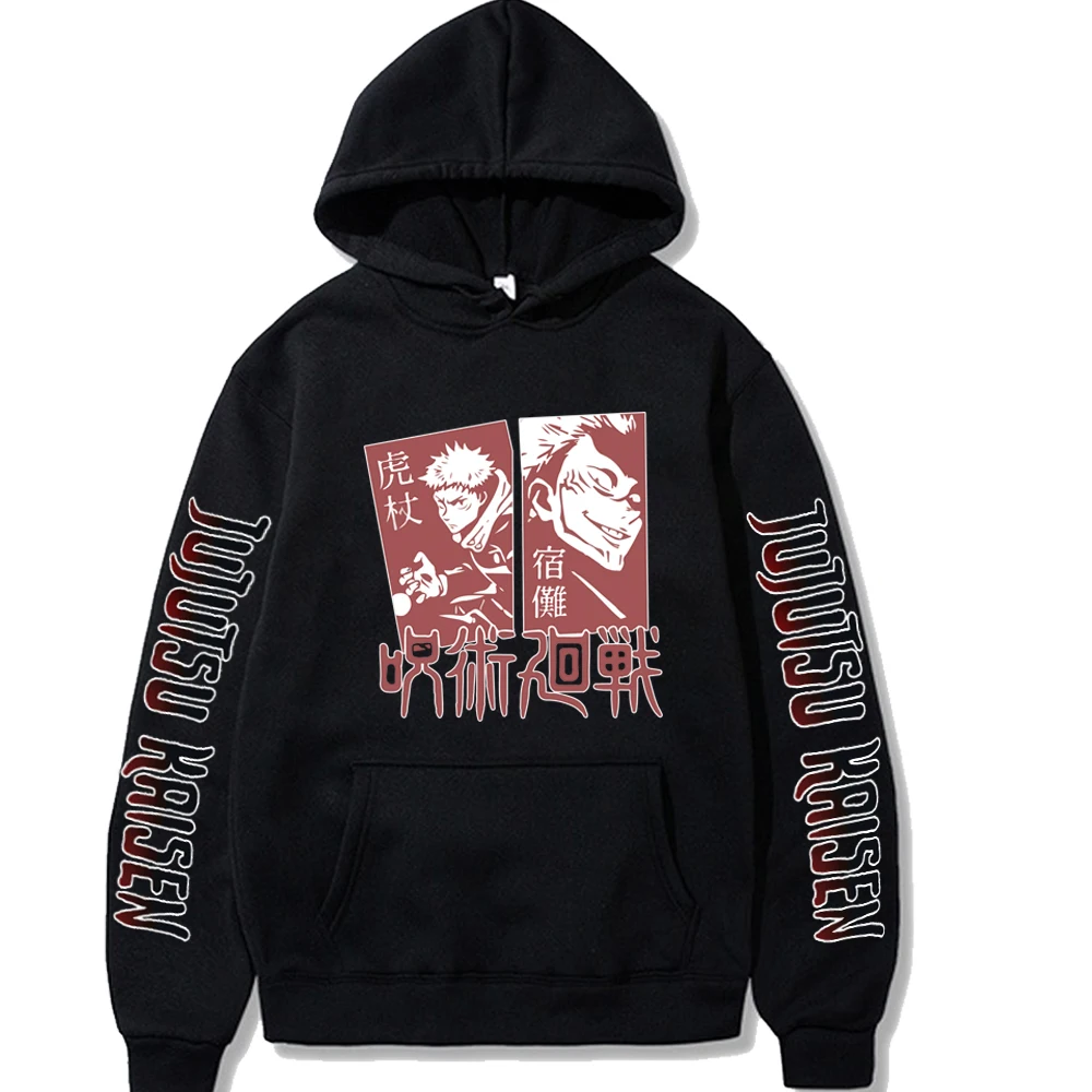 

Jujutsu Kaisen Anime Hoodie Uniex Long Sleeve Casual Pullover Tops
