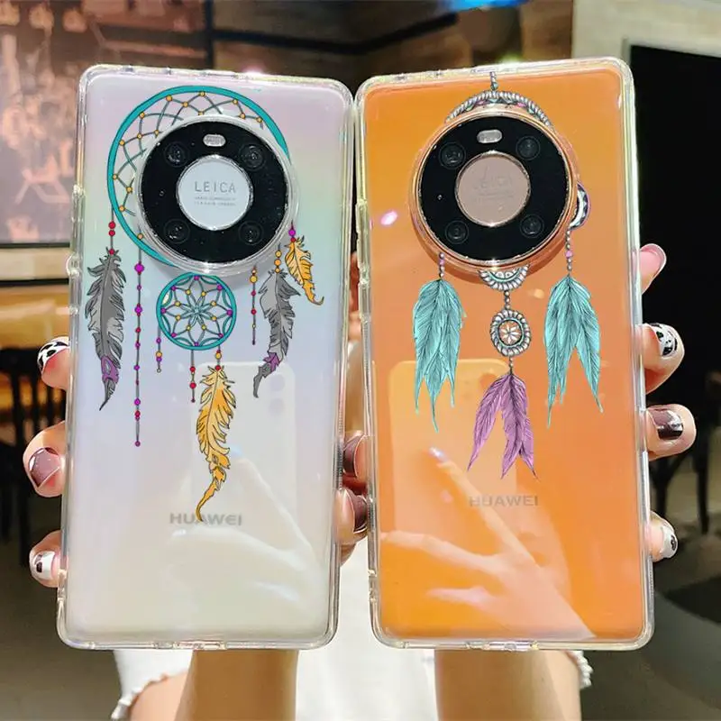 

Dream Catcher Drawings feather owl Phone Case For Huawei P 20 30 40 pro lite Psmart2019 Honor 8 10 20 Y5 6 2019 Nova3E