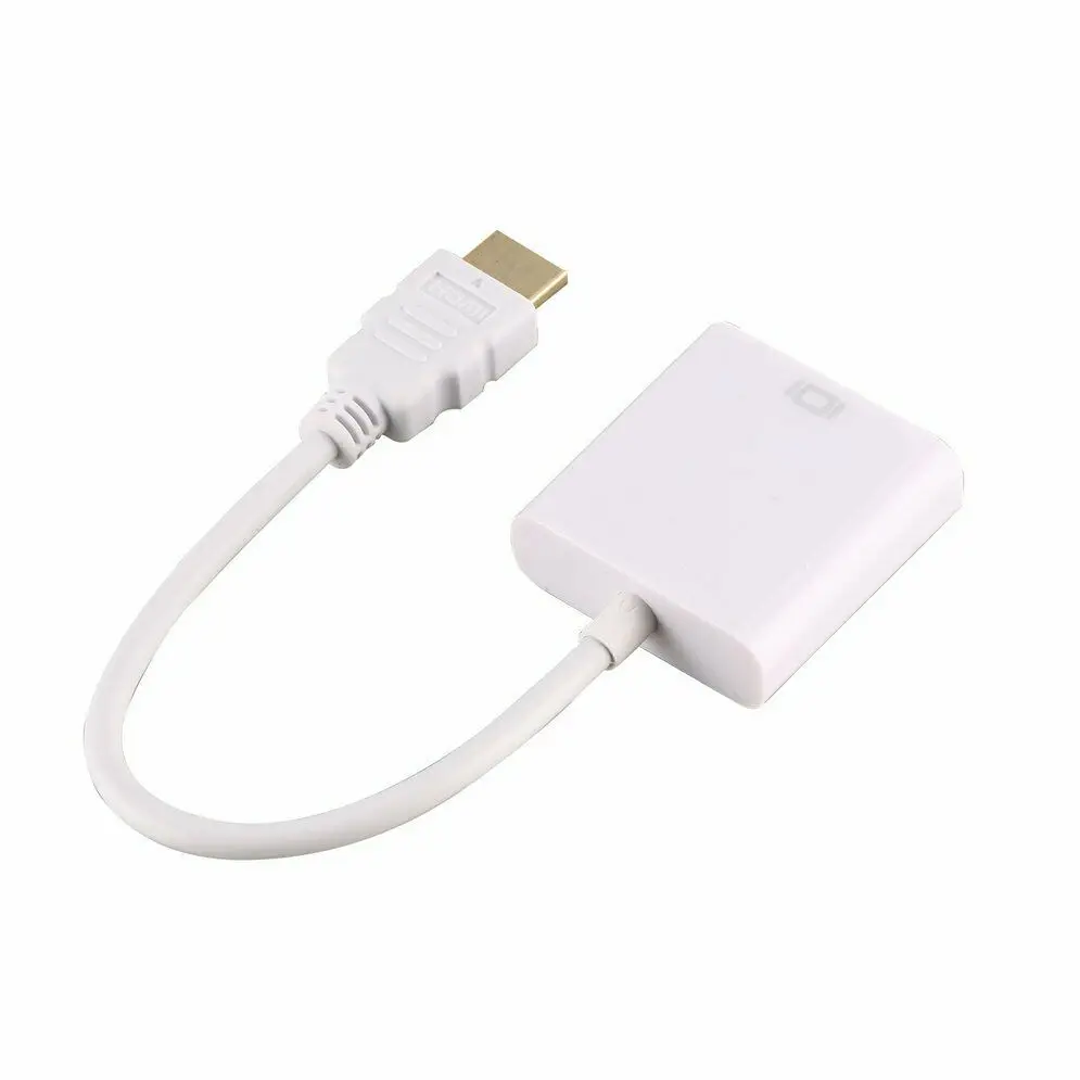 100 шт./лот адаптер hdmi vga штекер в конвертер с разъемом 1080P HDTV монитор для ПК ноутбук