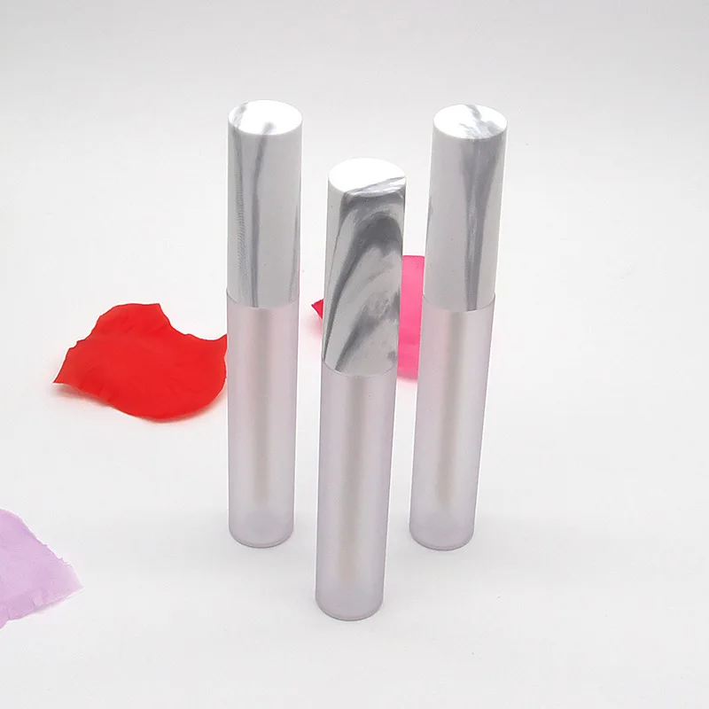 Новые 4 5 мл мраморные губные глазурные трубки круглые косметические бутылки
