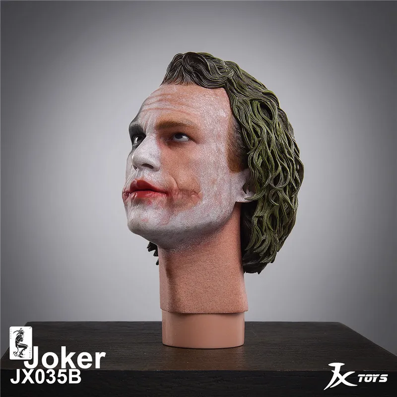 В наличии JXTOYS 035 1/4 весы мужской фигуры аксессуар Темный рыцарь Джокер голову