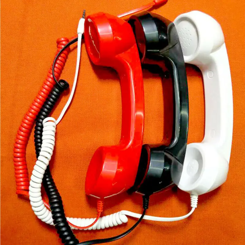 Ретро телефон 3 5 мм гарнитура наушники Сотовый приемник для телефона|Наушники и