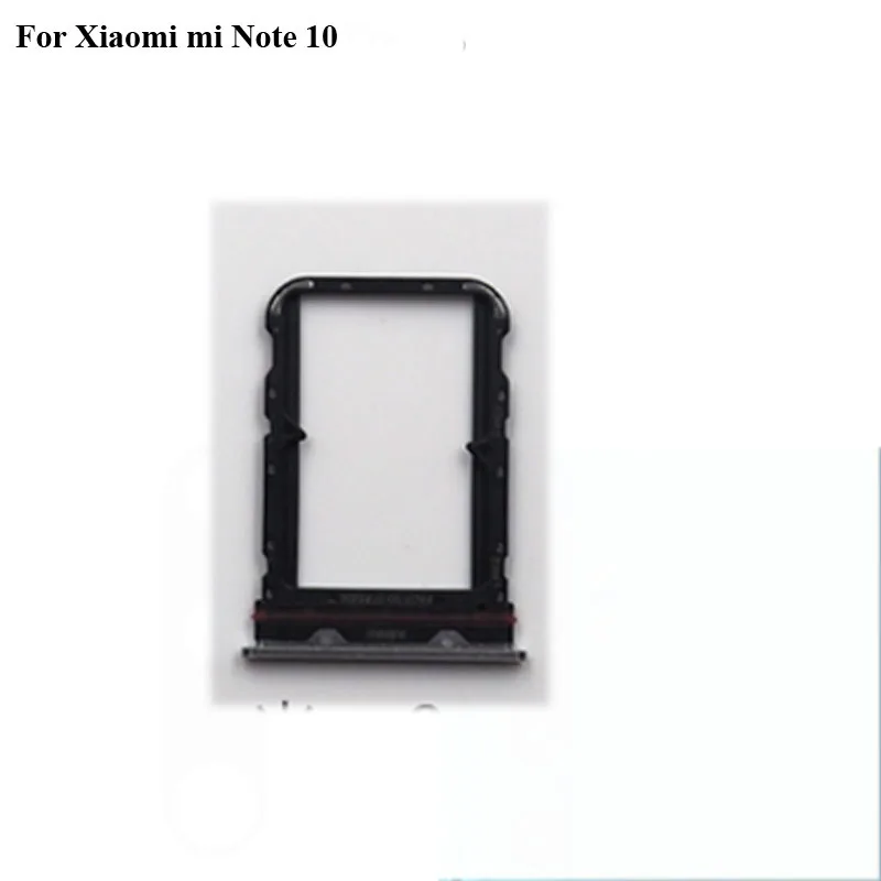 2 шт. 100% новый лоток для sim-карт Xiaomi mi Note 10 sd-карт держатель ящик Xiao запчасти Note10 |