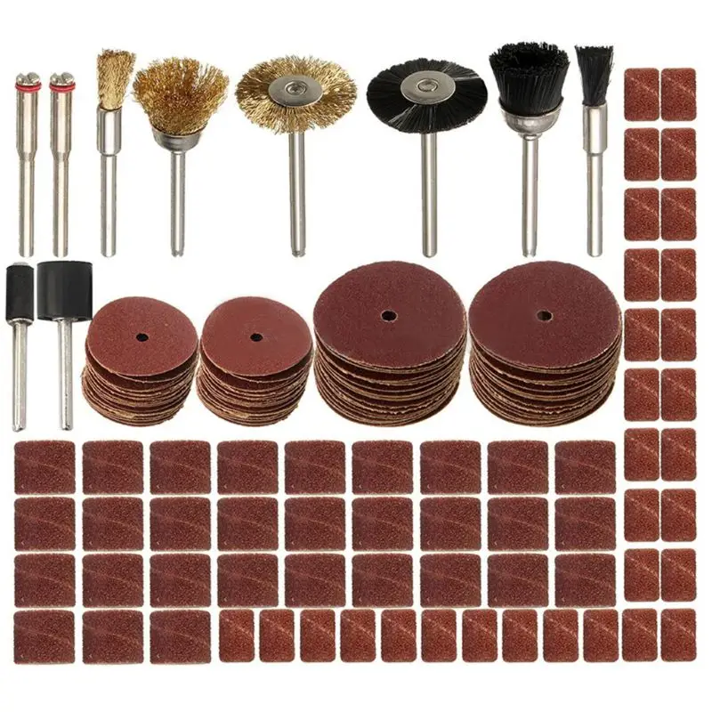 

150 шт., Набор насадок для шлифовального станка Dremel, хвостовик 1/8 дюйма