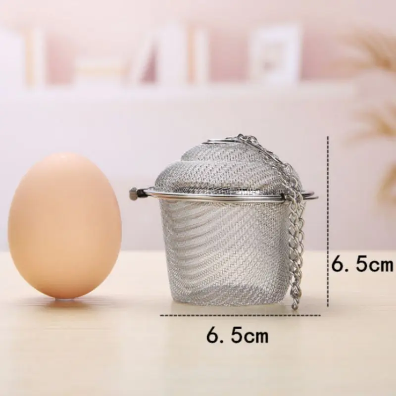 

Stainless Steel Mesh Tea Ball Strainer Filters Tea Interval Diffuser for Loose Leaf Tea Herbal Spices Seasonings.