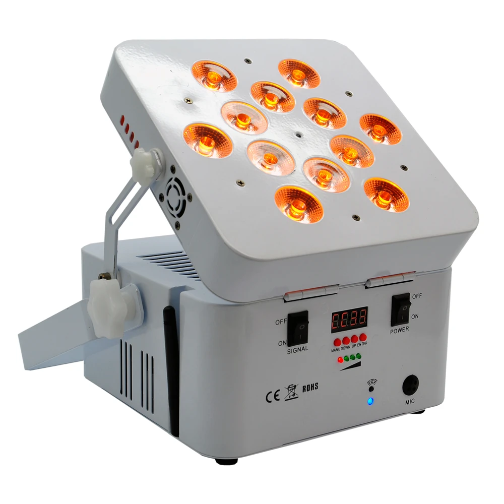 Guangzhou TIPTOP TP-G3038-6IN1 12x18 Вт RGBWA UV 6IN1 DJ светильник перезаряжаемый на батарейках