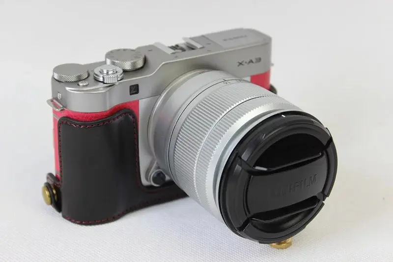 Кожаный чехол для фотоаппарата Fujifilm Fuji X-A1 X-A2 X-A3 X-A5 | Электроника