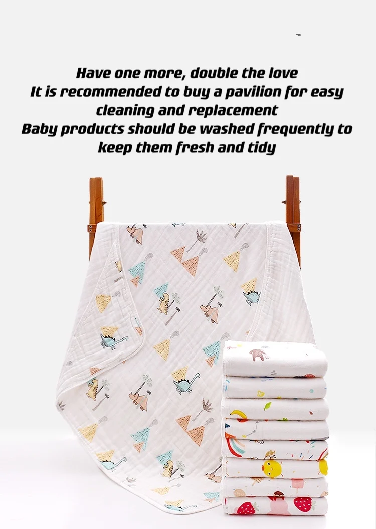 

Newborn babies are wrapped in six thin layers of newborn quilts and gauze. Baby swaddles are wrapped in pure cotton in spring an