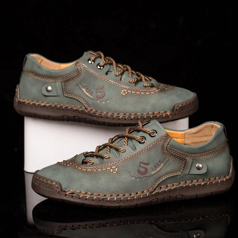 

Handmade Genuine Leather Men Shoes Sping Autumn Business Fashion Men Casual Shoes Brand Shoes Men