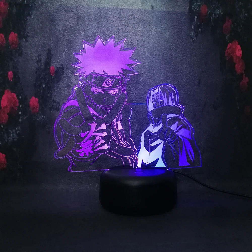 Смешанный Двойной градиент цвета Творческий Декор настольная лампа Япония