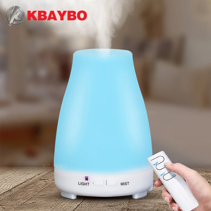 

KBAYBO 200ml Aroma Essential Oil Diffuser ultrasonic air Humidifier aromatherapy Cool Mist maker fogger for Home Office and Baby