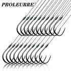 Рыболовные крючки из нержавеющей стали, 5 пар, поворотные рыболовные снасти, приманки, одиночная леска, крючки для галстука, комбинированный маленький крючок