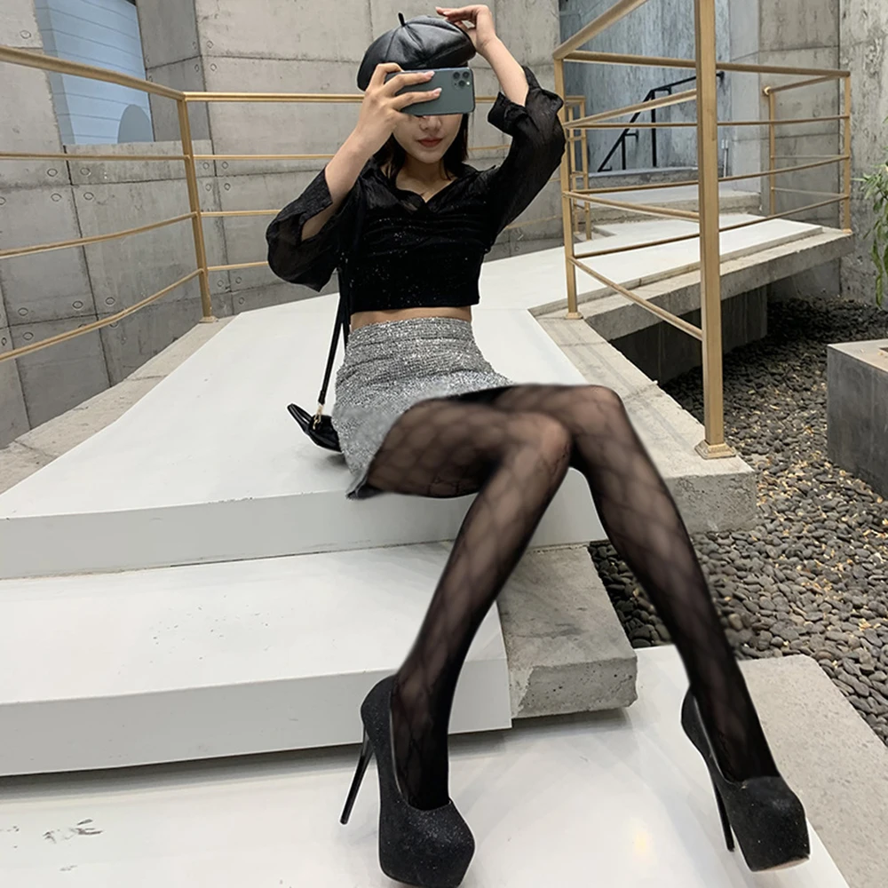 Модные флокированные Колготки высокого качества пикантные Франция модное