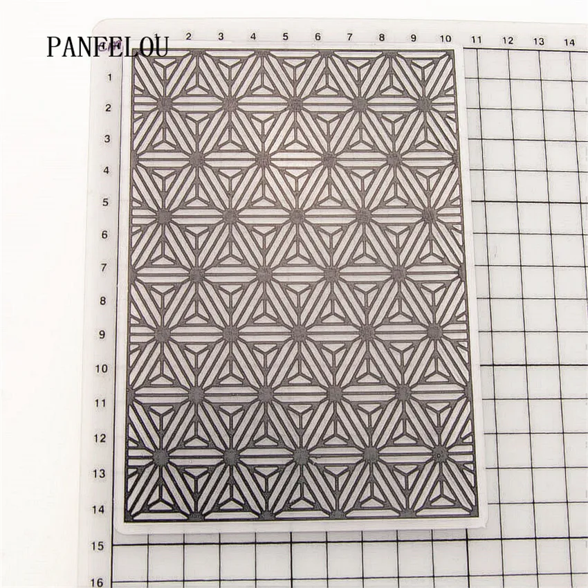 PANFELOU 10 5x14 8 шестиконечные Звездные папки для тиснения пластика скрапбукинга DIY