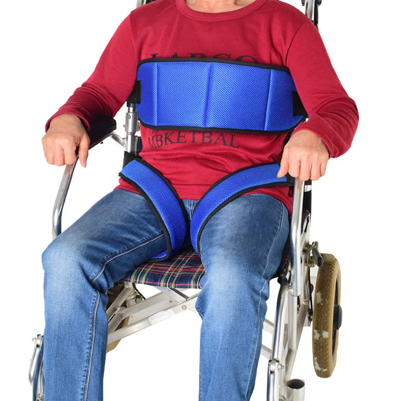 

Wheelchair Non-slip Fixed Belt Seat Belt Elderly Chair Restraint Belt Breathable Adjustable Elderly Care Product Braces Supports