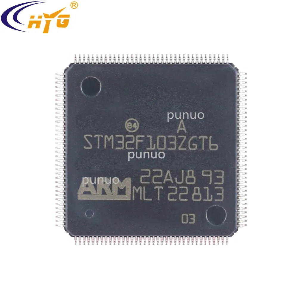 Оригинальная аутентичная Инкапсуляция STM32F103ZGT6 LQFP 144 32 разрядный микроконтроллер
