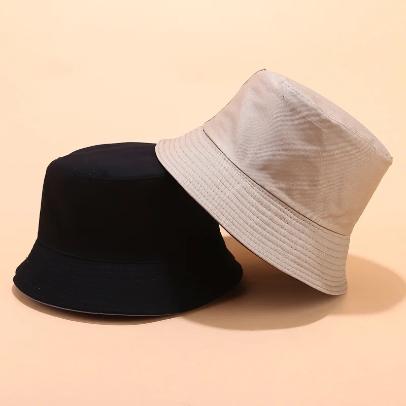 

Wild Style Bucket Hat Summer Unisex Pure Color Hats For Women Streetwear Hip Hop Beach Caps Baseball Cap Bucket Hats For Men