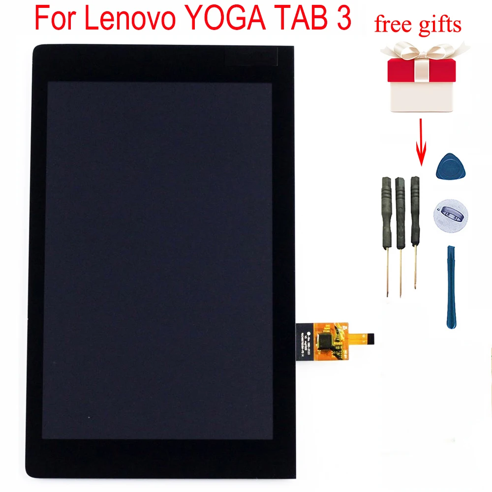 Для lenovo YOGA TAB 3 8,0 YT3-850 сенсорный ЖК-YT3-850F ЖК-экран YT3-850L панель ЖК-дисплея Сенсорная панель сенсорная панель в сборе