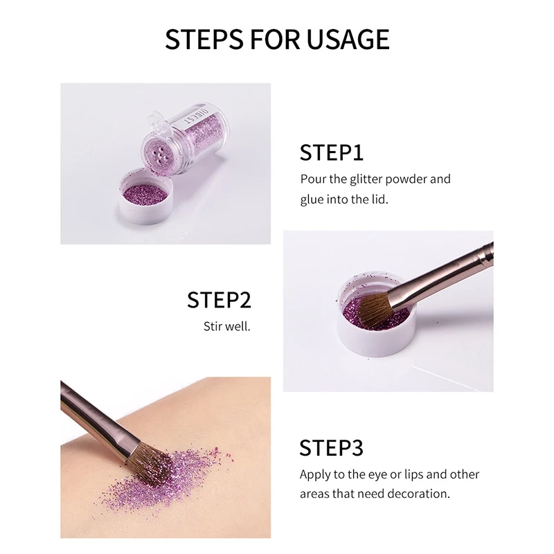

7 Color Glitter Mineral Party Eyeshadows Powder Shimmer Highly Pigmented Warm Smoked Metals Loose Eyeshadow Long Lasting