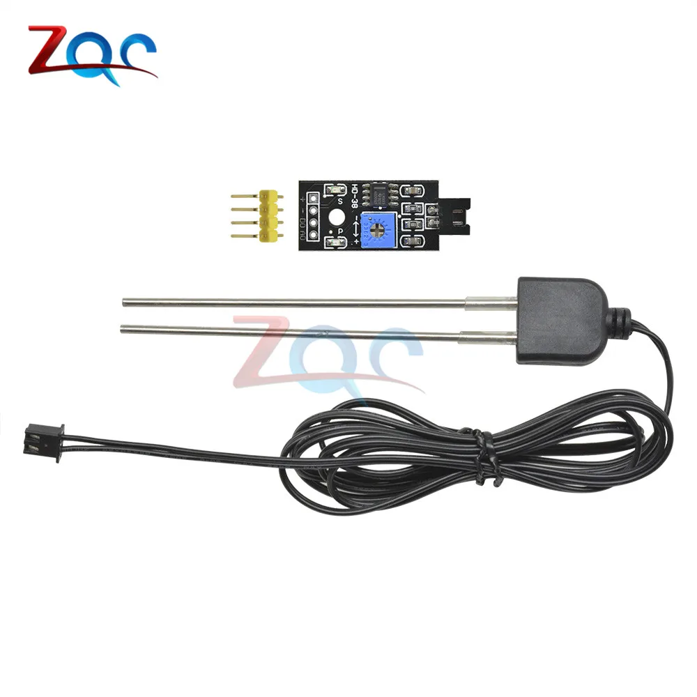 

Soil Moisture Detector Module Soil Humidity Sensor Meter Hygrometer Water Tester Monitor Corrosion Resistant Probe for Arudino
