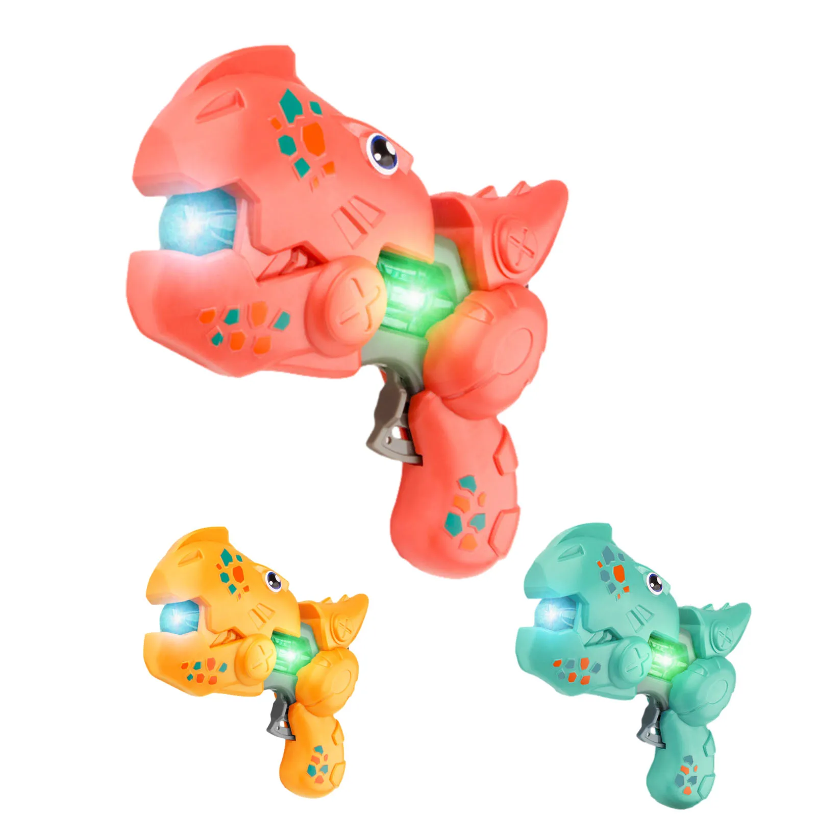 

Children's Blaster Toy Sound And Light Cartoon Electric Shooting Toy Children Sound & Light Dinosaur Simulation Toy