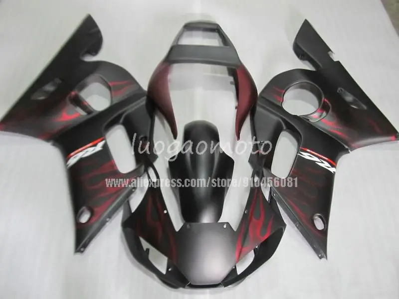 

Комплект обтекателя из АБС-пластика для Yamaha YZF-600 R6 1998 1999 2000 2001 2002, матовый черный