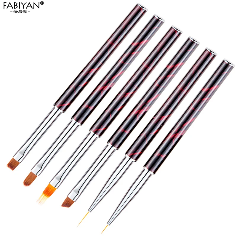 УФ Гель-лак для ногтей Рисование Лайнер Кисть ручка 3D DIY линии решетка цветок