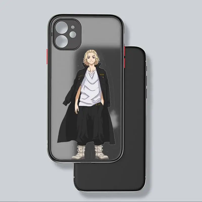 

Tokyo Revengers manjiro sano Phone Case For iphone 12 11 8 7 plus mini x xs xr pro max matte transparent cover