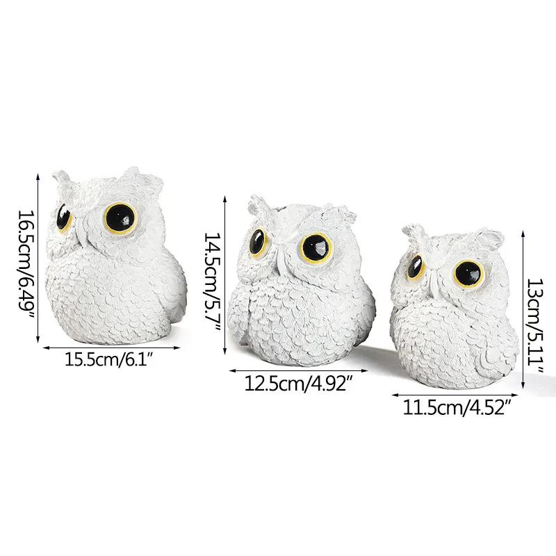 

Creative Owl Miniature Model Creative Home Decoration Flower Arrangement Desktop Display Furnishings New Year Gifts For Child