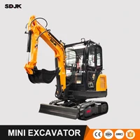 jkw 20 mini excavator 1 ton agricultural hydraulic excavator small digger good quality 2 ton mini excavator mini bagger for sale