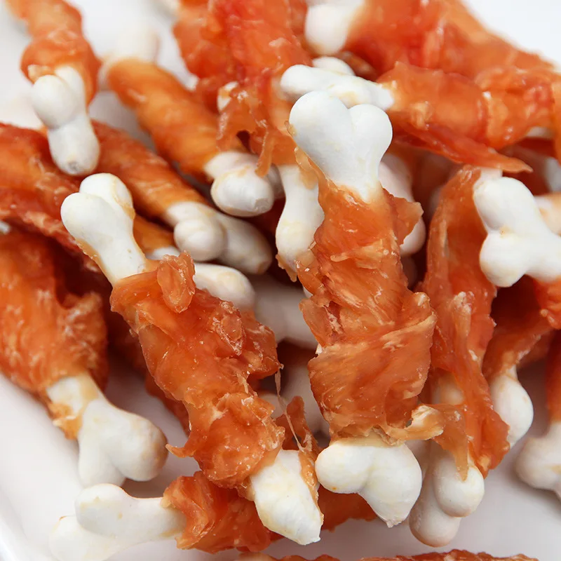800 г корм для домашних животных закуски собак Курица молочные кости Маленькие