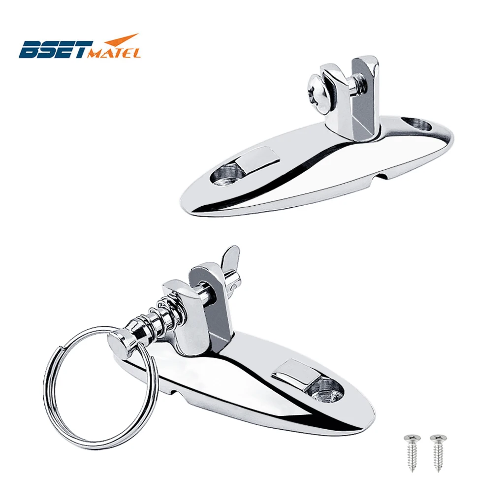 

Stainless Steel 316 Heavy Duty 360 Degrees Swivel Quick Release Boat Bimini Top Deck Hinge Marine Hardware Accessories