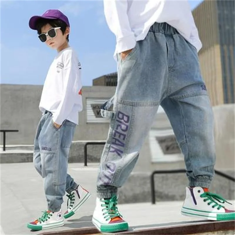 

Children's clothing, boys' pants, 2021 autumn new products, big children's children's trousers, trendy fashion children's pants